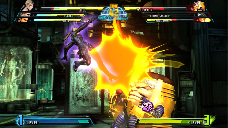 Illustration for article titled The Fate Of New Jill And Shuma-Gorath Marvel Vs. Capcom 3 Screens